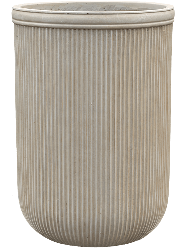 Baq Vertical Rib - Cylinder Beige (⌀45 ↕65)