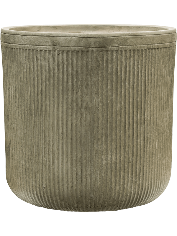 Baq Vertical Rib - Cylinder Green (⌀40 ↕40)