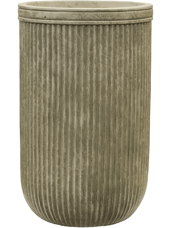 Baq Vertical Rib - Cylinder Green (⌀30 ↕47)