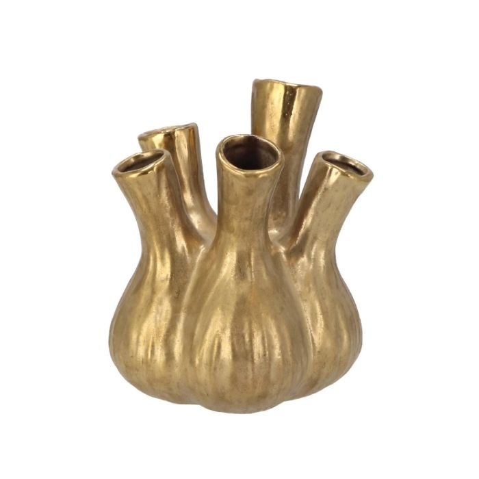 Aglio Gold Vase (⌀17 ↕20)