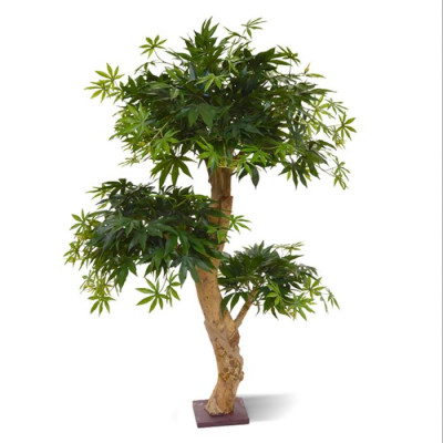 Árvore Bonsai artificial Acer 95 cm verde 