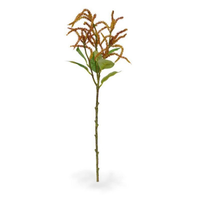 Ramo Amaranthus artificial 55 cm laranja