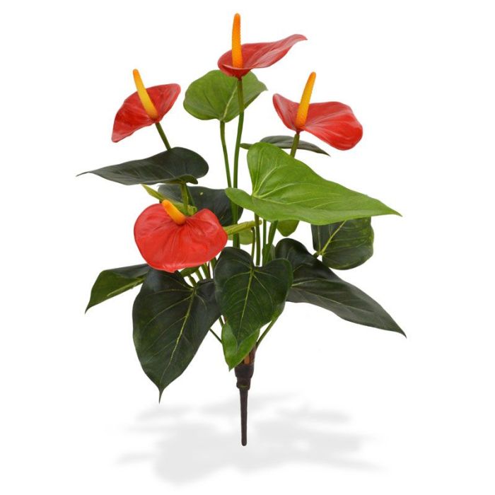 Artificial Anthurium bouquet (40 cm)
