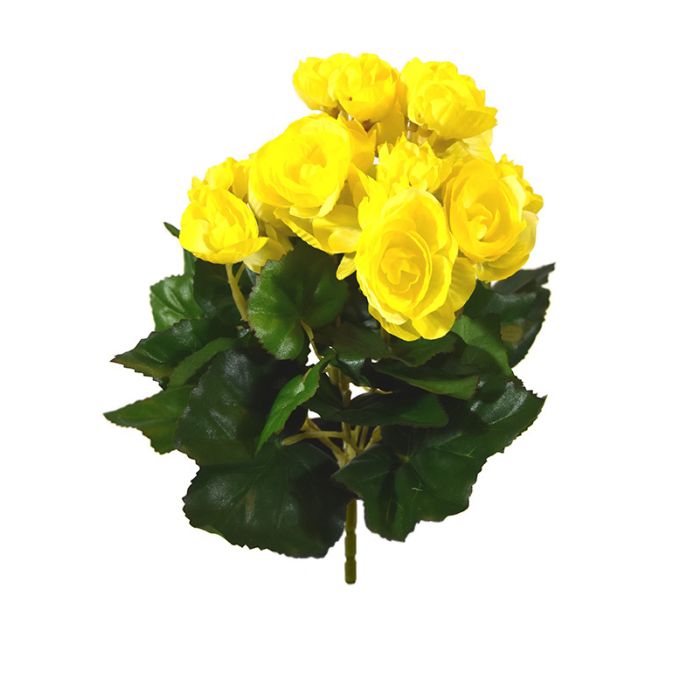Fiore artificiale Mazzo di begonie (20 cm)