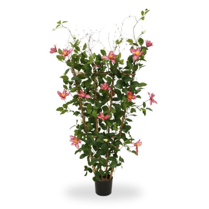 Kunstpflanze Clematis-Hecke (125 cm)