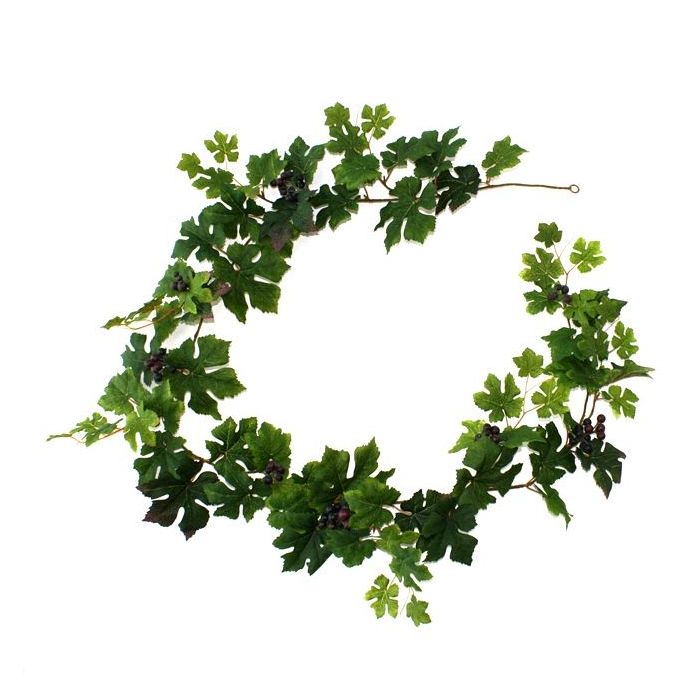 Plante artificielle Guirlande de raisin diamant (180 cm)