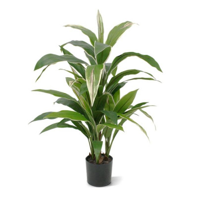 Planta Draceana artificial 80 cm variegada