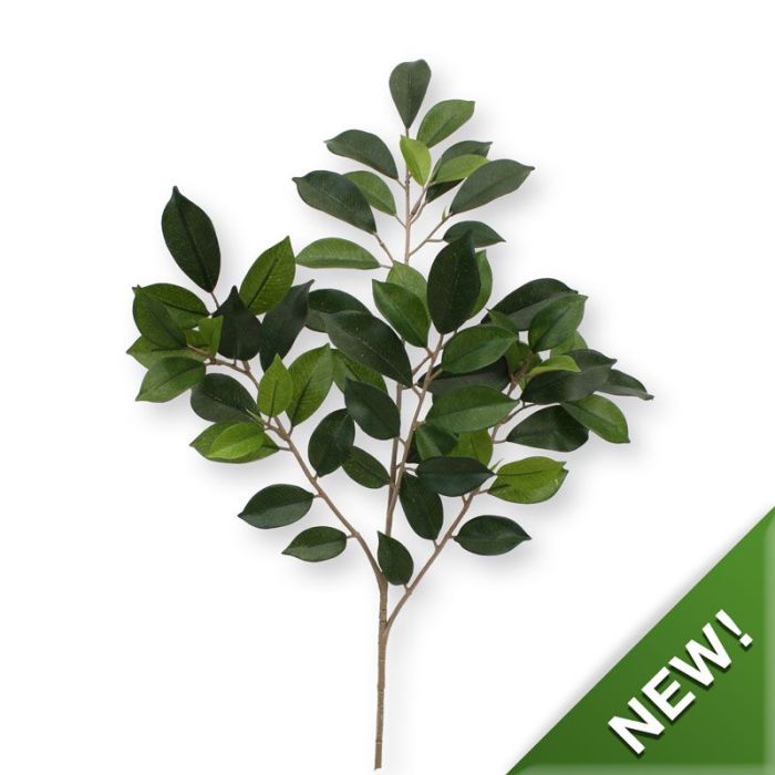 Kunstpflanze Ficus Folia-Zweig
