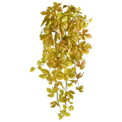 Artificial hanging plant Autumn maple 65cm yellow