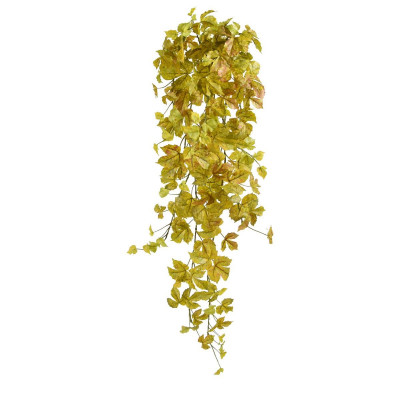 Artificial hanging plant Autumn maple 90cm yellow