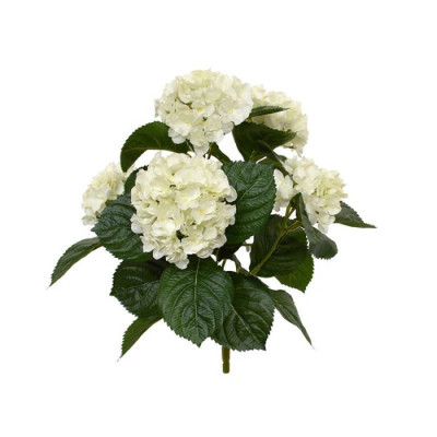 Bouquet Hortensia artificial 40 cm creme