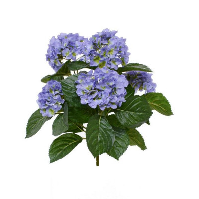 Bouquet Hortensia artificial 40 cm azul 