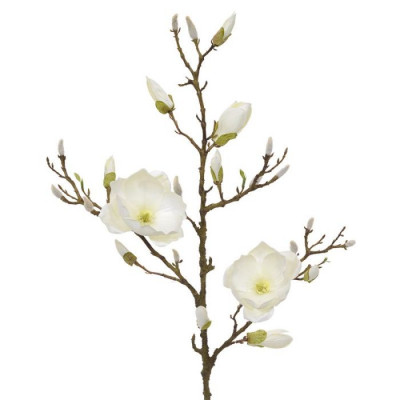 Ramo Magnolia artificial 100 cm creme