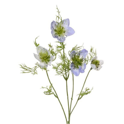 Ramo Nigella artificial 55 cm azul 