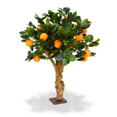 Bonsai laranja artificial 65 cm a pé