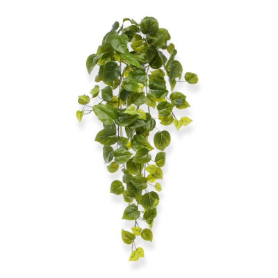 Planta pendurada Filodendro artificial 65 cm verde 