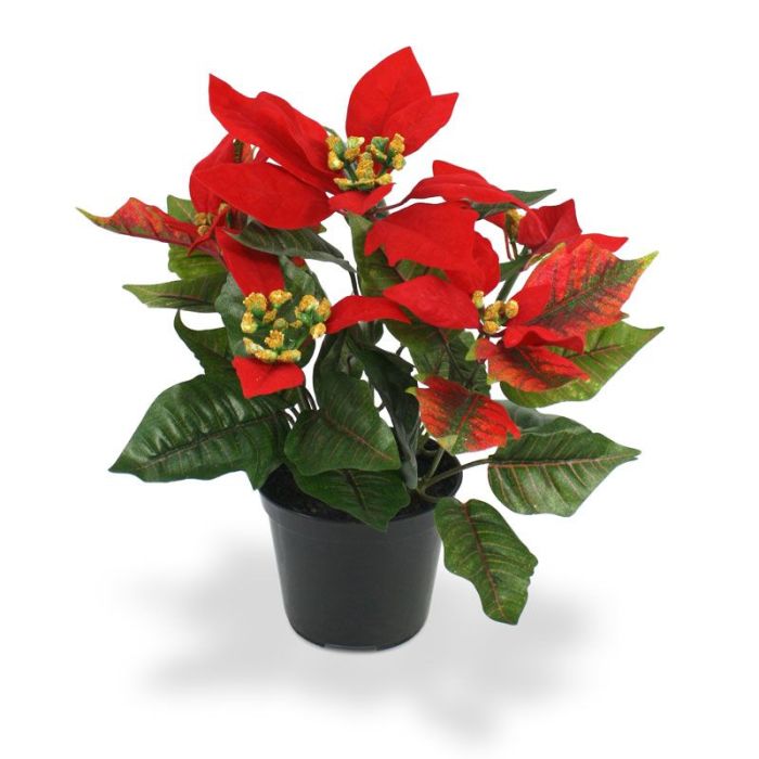 Kunstplant Kerstster (25 cm)