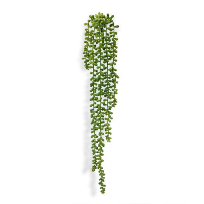 Planta rasteira Senecio Pearl artificial 55 cm 