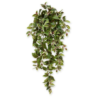 Planta pendurada Tradescantia artificial 100 cm variegado 