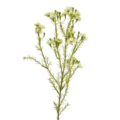 Ramo de flor de cera artificial 65 cm verde