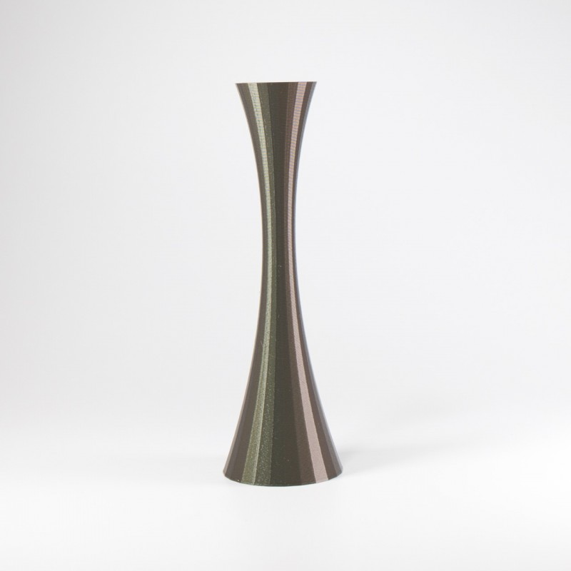 3D Vase Aster - Black (↔5.6 ↕18)