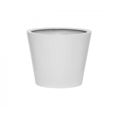 Bucket S, Glossy White (⌀50 ↕40)