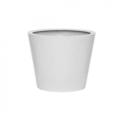 Bucket L, Glossy White (⌀68 ↕60)