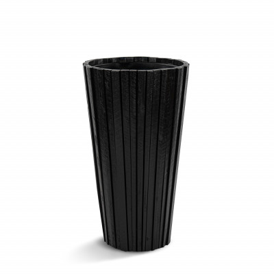 Marrone Verticale Vase 70 - Black