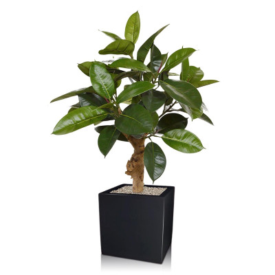 Artificial Philodendron plant 70 cm on base