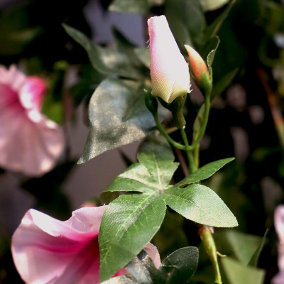 Planta rasteira Petúnia artificial 100 cm rosa 