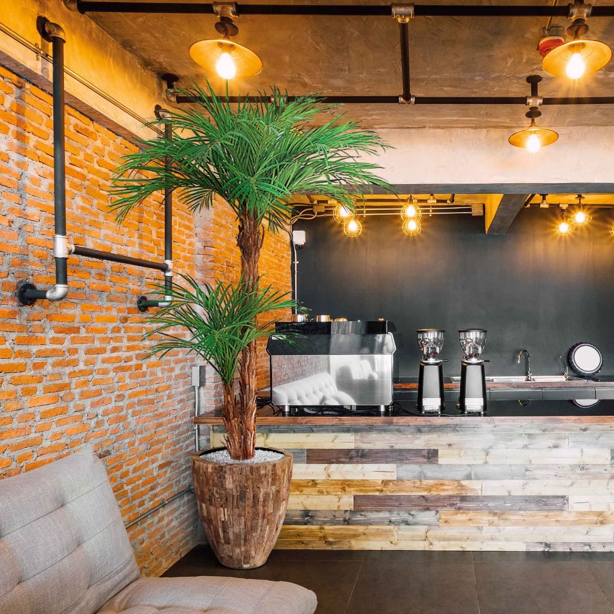 Sztuczne drzewo Palma Areka (225 cm)