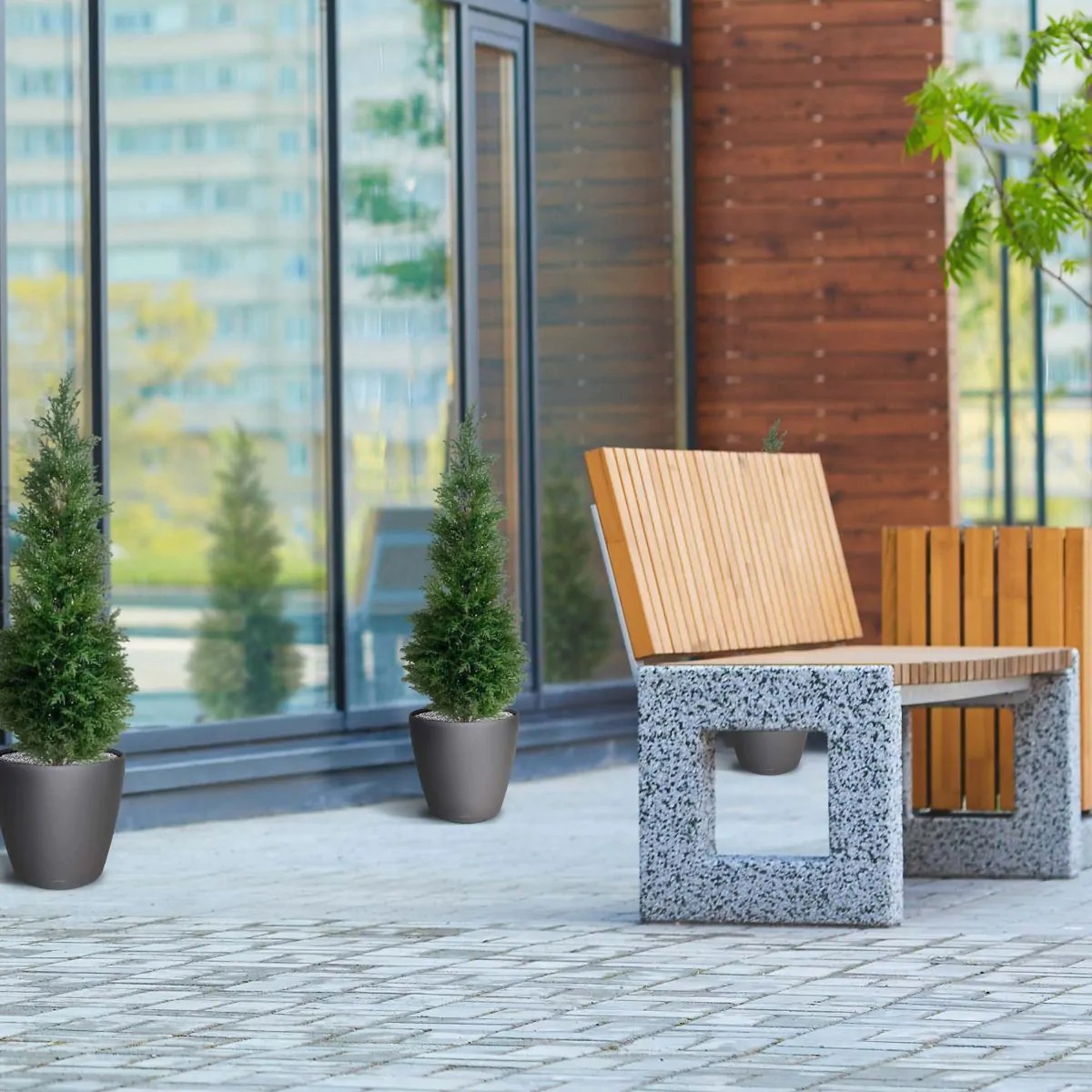 Arbre artificiel Cyprès (120 cm) UV