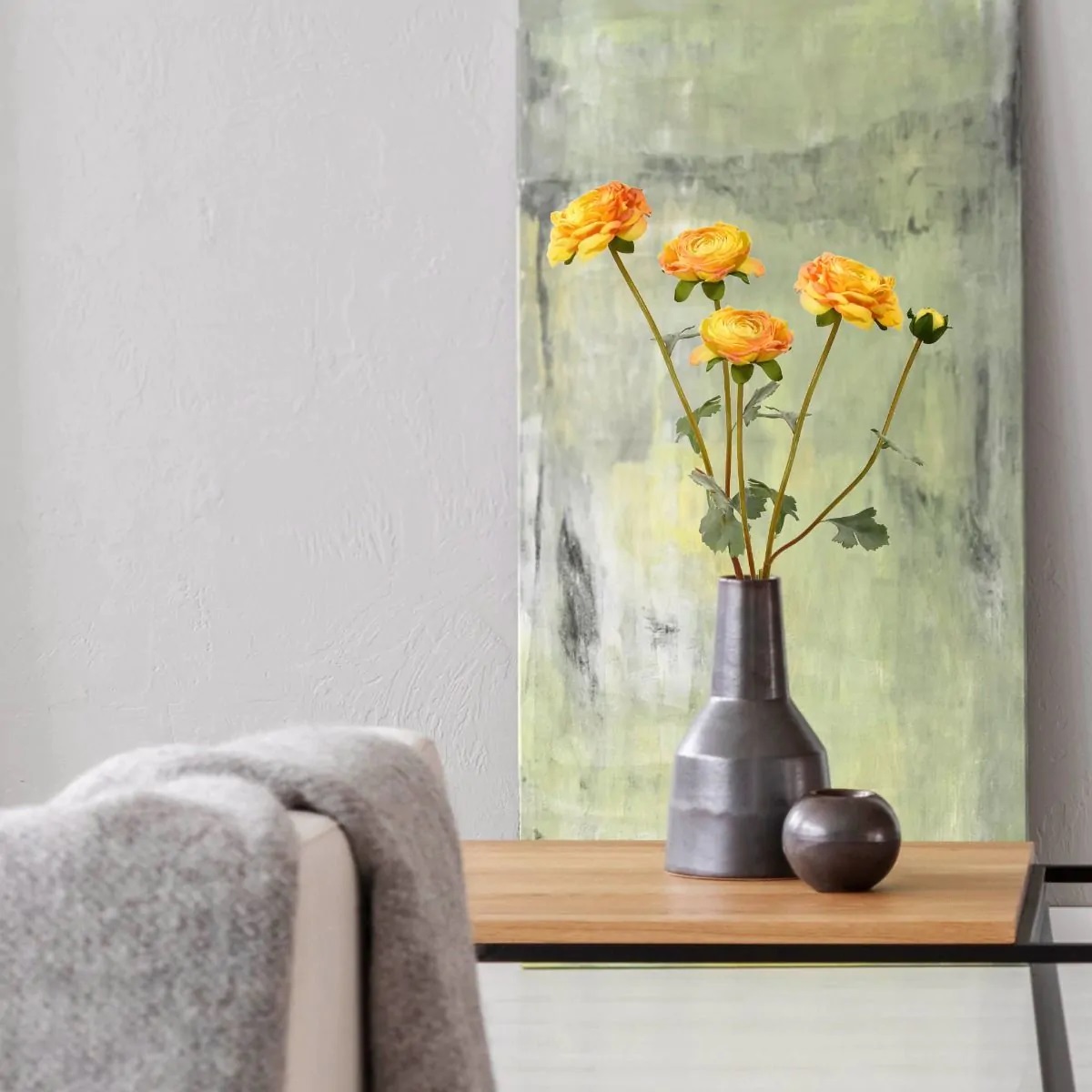 Kunstbloem Ranonkeltak (60 cm)