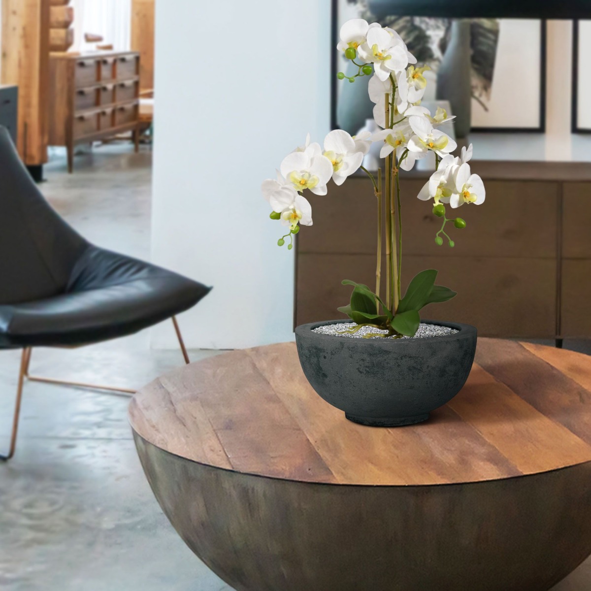 Kunstbloem Phalaenopsis Orchidee (75 cm)