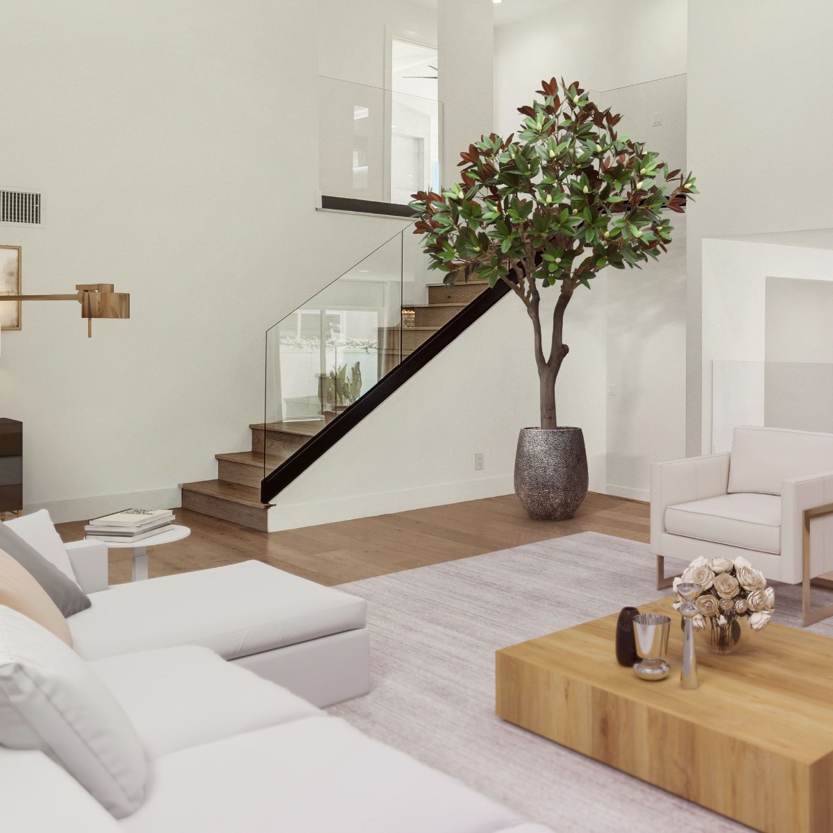 Dirbtinis medis Magnolija XL (300 cm) on base