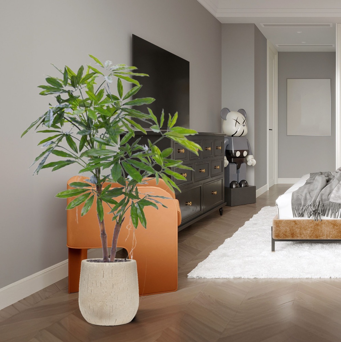 Plante artificielle Philodendron (155 cm)