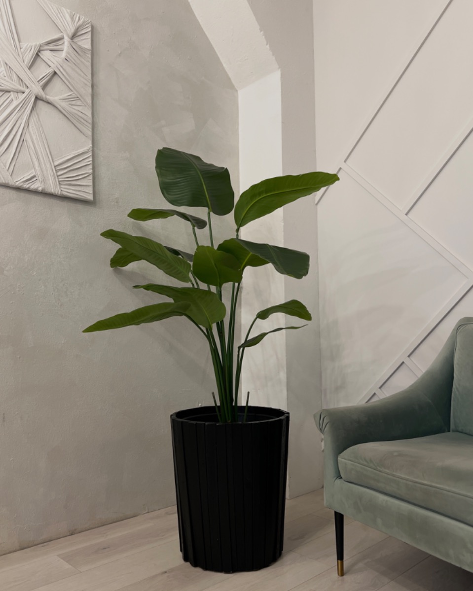 Kunstplant Combo - Heleconia & Pot (190 cm)