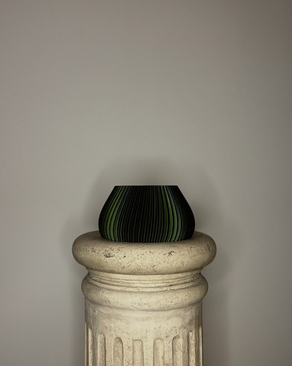 3D Vase Jasmine - Green (↔17 ↕9)