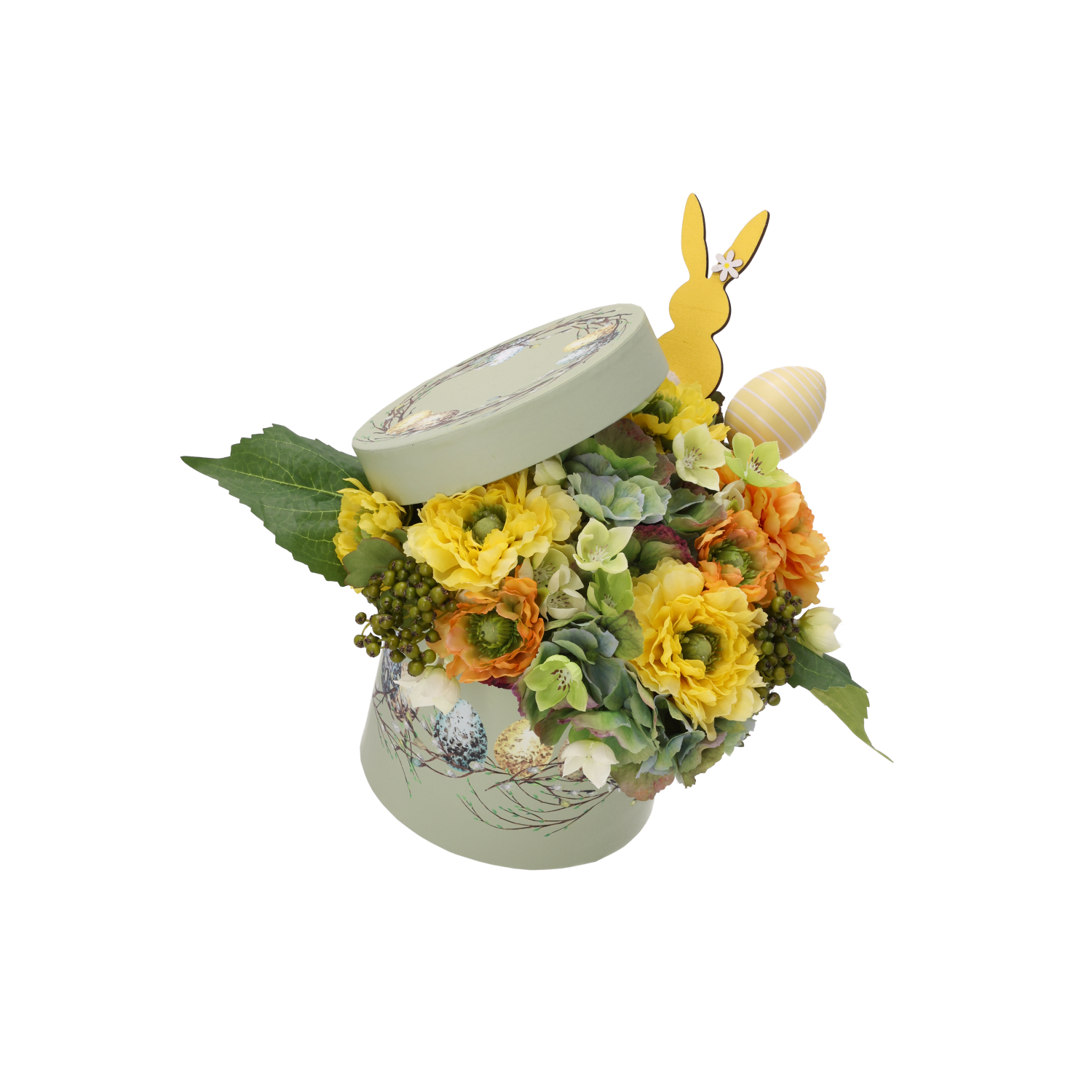 Artificial Flower Gift Box (25 cm)