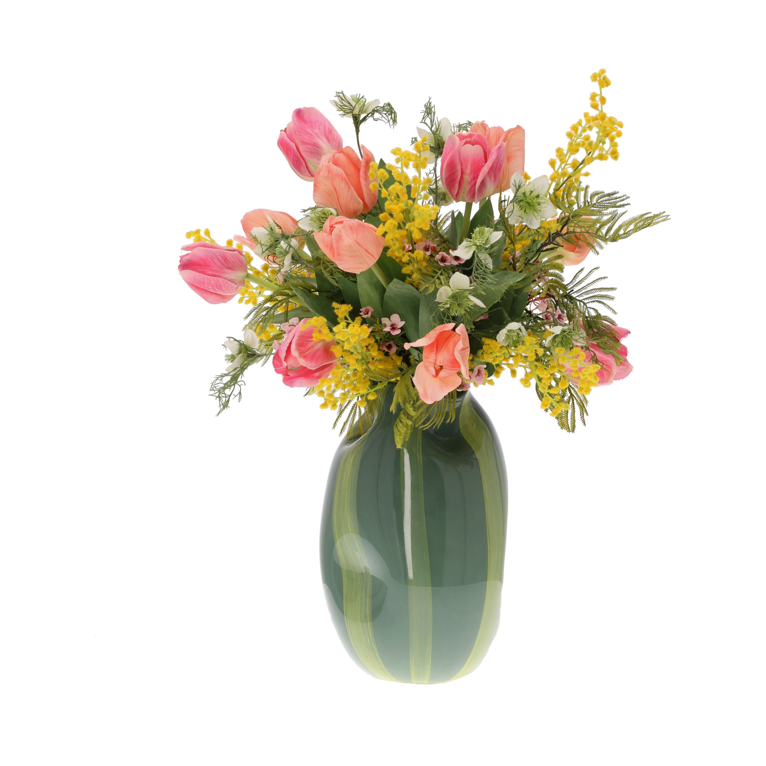 Artificial Bouquet Mariska Silves (60 cm)