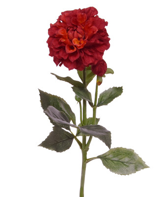 Mākslīgais Dahlia zieds 60 cm sarkans