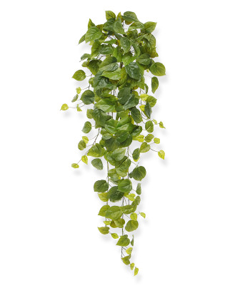 Planta pendurada Filodendro artificial 80 cm verde 