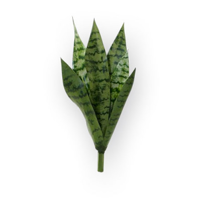 Bouquet Sanseveria artificial 40 cm verde 