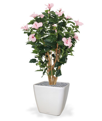 Mākslīgais Hibiscus Deluxe 100 cm rozā