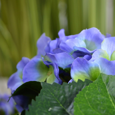 Mākslīgās hortenzijas zieds uz kāta Deluxe (90 cm)