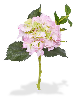 Dirbtinė Hortenzija gėlė 38 cm rožinė