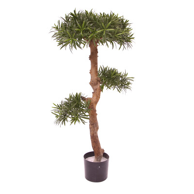 Artificial Podocarpus Bonsai tree UV 105 cm