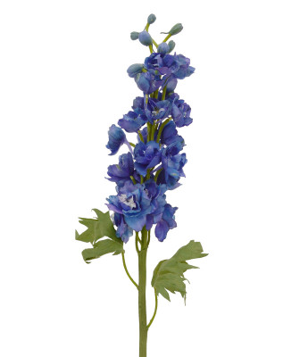 Artificial Delphinium branch 60 cm blue
