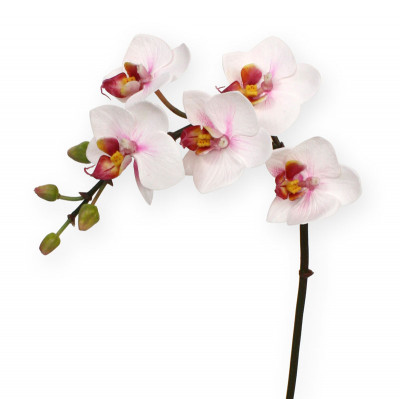 Mākslīgais mini phalaenopsis orhideja 50 cm rozā