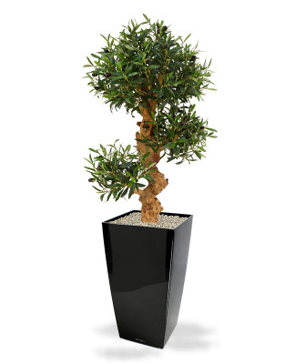 Artificial Olive Bonsai tree 90 cm on foot